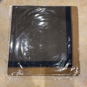 NWT Rare Vintage Jim Thompson Patterned Pocket SILK Handkerchief Square 18.5”